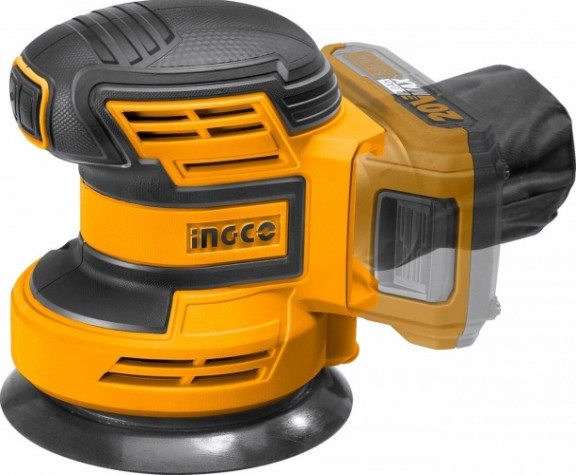 Виброшлифмашина эксцентриковая аккумуляторная INGCO CROSLI2001 Li-Ion 20B